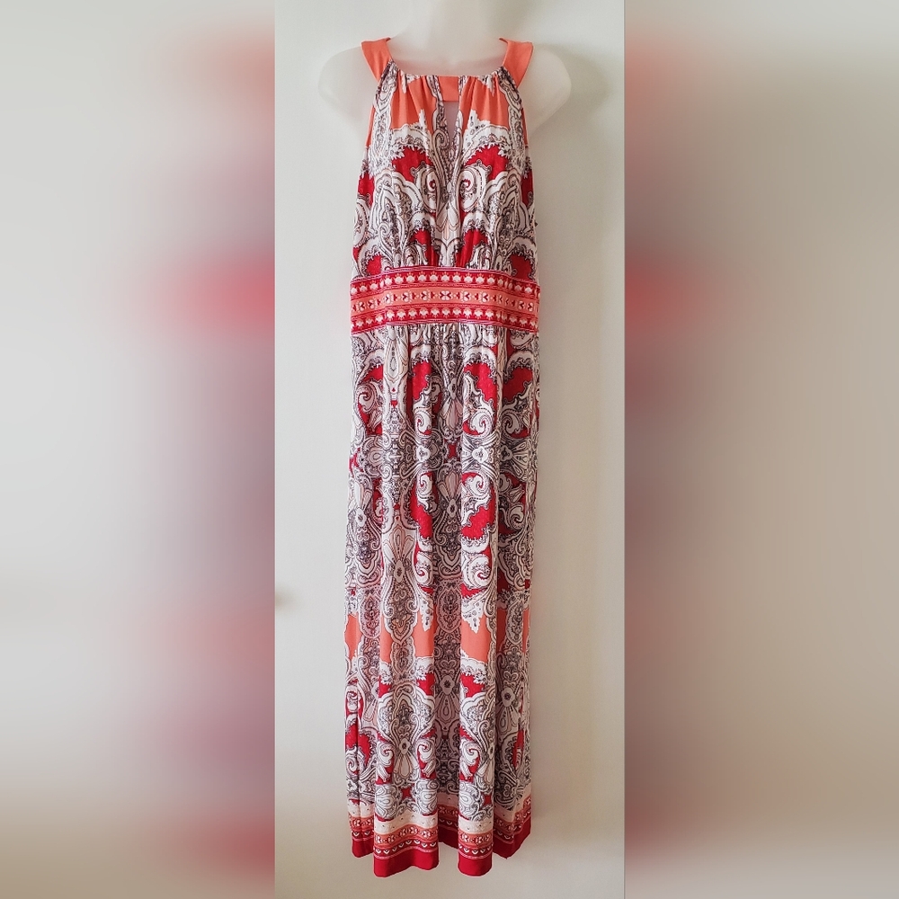 Studio One maxi dress,sz lg, Euc